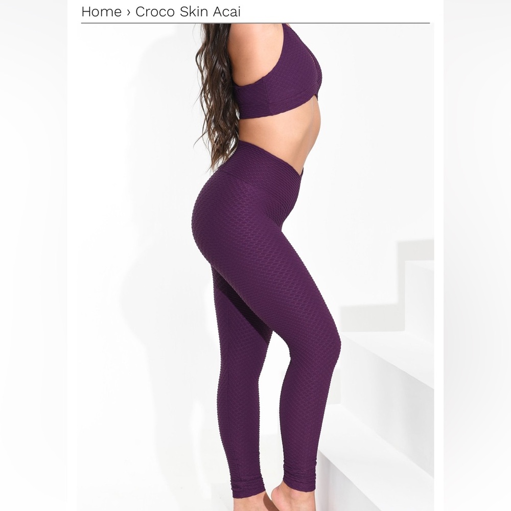 Booty by Brabants Croco Açaí Leggings